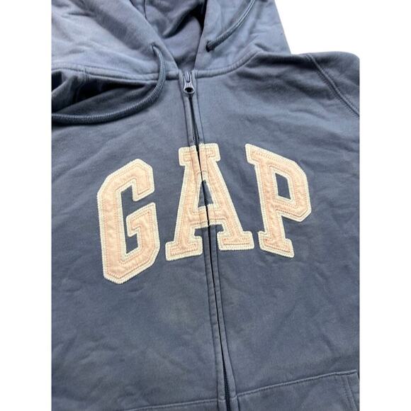 Gap University Blue / Baby Pink Zip Up Jacket - Picture 3 of 4
